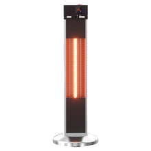 Load image into Gallery viewer, 32&quot;H Portable Vertical Infrared Heater 1500W Electric Stander with Remote Control, Tip-over Switch, 24h Timer
