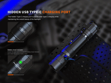 Load image into Gallery viewer, Fenix PD32R Rechargeable Silent Switch LED Flashlight
