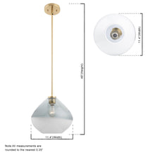 Load image into Gallery viewer, Pheobe 1-light Modern Handblown Glass Island Pendant Light
