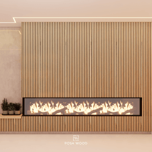 Carregar imagem no visualizador da galeria, Posh Oak Acoustic Slat Wood Wall Panels
