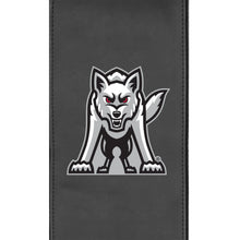 Load image into Gallery viewer, Silver Loveseat with South Dakota Coyotes Emblem Logo
