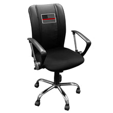 Load image into Gallery viewer, Curve Task Chair with Red Line Flag Logo Panel
