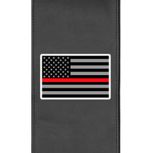 Load image into Gallery viewer, Curve Task Chair with Red Line Flag Logo Panel
