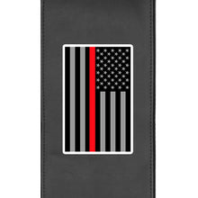 Load image into Gallery viewer, Curve Task Chair with Red Line Flag Vertical Logo Panel
