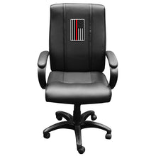 Load image into Gallery viewer, Office Chair 1000 with Red Line Flag Vertical Logo Panel
