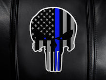 Load image into Gallery viewer, Blue Line Skull Logo Panel
