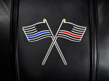 Load image into Gallery viewer, Red and Blue Line Flags Logo Panel

