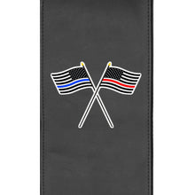 Load image into Gallery viewer, Red and Blue Line Flags Logo Panel
