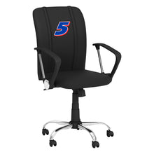 Load image into Gallery viewer, Curve Task Chair with  Kyle Larson #5 Blue Logo

