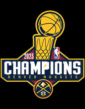Load image into Gallery viewer, Game Rocker 100 with Denver Nuggets 2023 Championship Primary Logo

