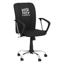 Load image into Gallery viewer, Curve Task Chair Miami Heat White Hot Playoffs Logo
