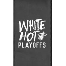 Load image into Gallery viewer, Bar Stool 500 with Miami Heat White Hot Playoffs Logo Set of 2
