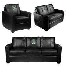 Load image into Gallery viewer, Silver Loveseat with Milwaukee Bucks Team Commemorative Logo
