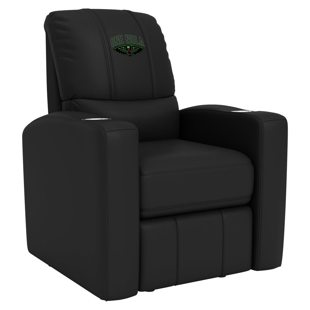Stealth Recliner with New Orleans Pelicans One Nola Playoffs Logo