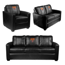 Load image into Gallery viewer, Silver Sofa with New York Forever Knicks Playoffs Logo
