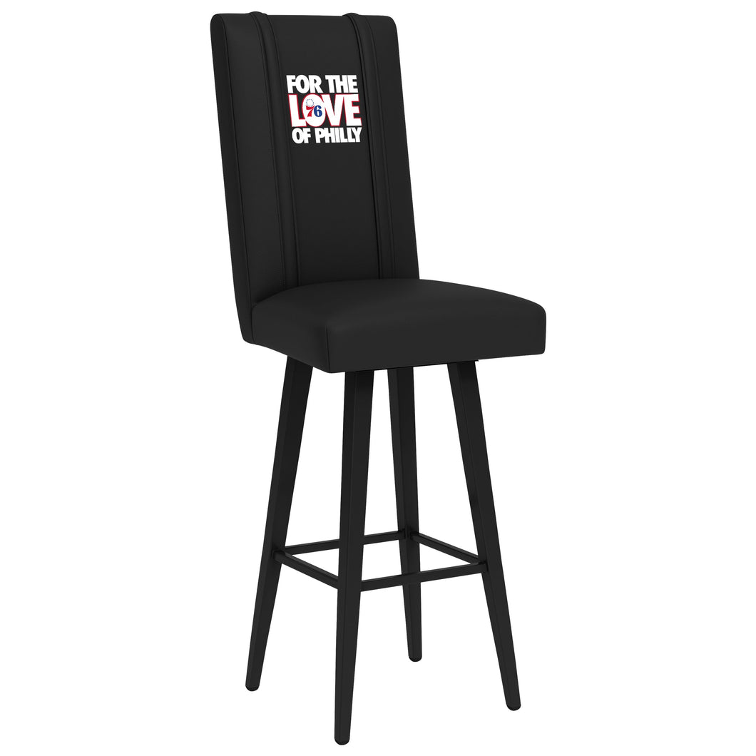 Swivel Bar Stool 2000 with Philadelphia 76ers For The Love of Philly Playoffs