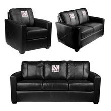 Load image into Gallery viewer, Silver Club Chair with Philadelphia 76ers For The Love of Philly Playoffs
