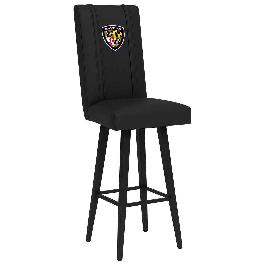Swivel Bar Stool 2000 with Baltimore Ravens Alternate Logo