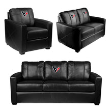 Load image into Gallery viewer, Silver Sofa with  Houston Texans Primary Logo
