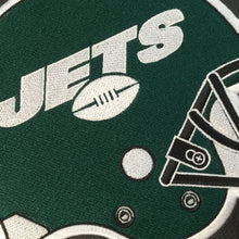 Load image into Gallery viewer, Xpression Pro Gaming Chair with  New York Jets Helmet Logo
