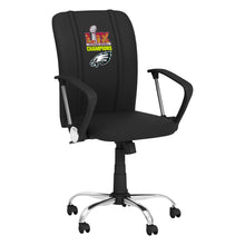 Load image into Gallery viewer, Curve Task Chair with  Philadelphia Eagles Super Bowl LIX Champions Logo
