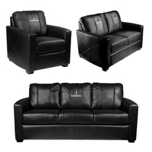 Load image into Gallery viewer, Silver Club Chair with Florida Panthers 2024 Champions Logo

