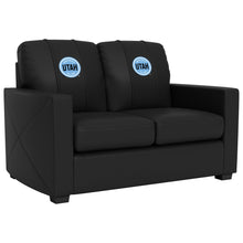 Load image into Gallery viewer, Silver Loveseat with Utah Hockey Club Primary Logo
