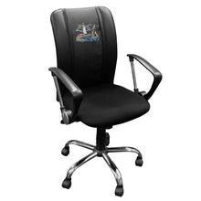 Load image into Gallery viewer, Curve Task Chair with Lighthouse Scene Logo Panel
