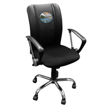 Load image into Gallery viewer, Curve Task Chair with Mountain Background Logo Panel
