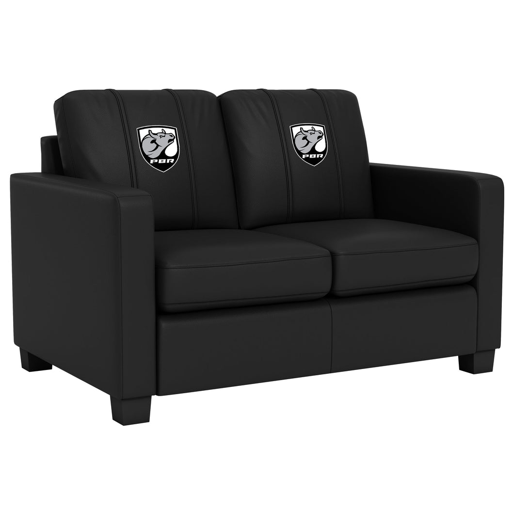 Dyno Stationary Loveseat with  Professional Bull Riders Bull Head Shield Logo