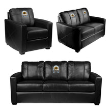Load image into Gallery viewer, Silver Sofa with  Oklahoma Wildcatters Primary Logo
