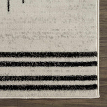 Carregar imagem no visualizador da galeria, Angus Black&amp;White Geometric Area Rug
