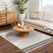 Carregar imagem no visualizador da galeria, Angus Black&amp;White Geometric Area Rug
