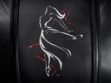 Load image into Gallery viewer, Stealth Recliner with Ballerina Red Ribbon Logo Panel
