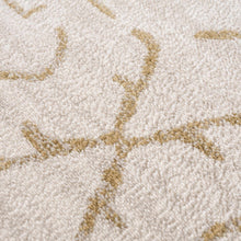 Carregar imagem no visualizador da galeria, Azzan Cream &amp; Gold Area Rug - Clearance
