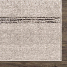 Load image into Gallery viewer, Deja Cream &amp; Charcoal Area Rug - Clearance
