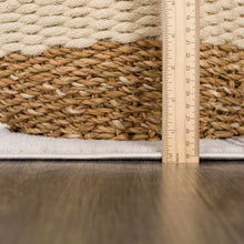 Load image into Gallery viewer, Deja Cream &amp; Charcoal Area Rug - Clearance
