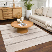 Load image into Gallery viewer, Deja Cream &amp; Charcoal Area Rug - Clearance
