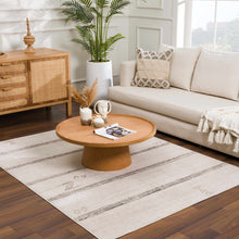 Load image into Gallery viewer, Deja Cream &amp; Charcoal Area Rug - Clearance
