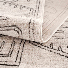 Load image into Gallery viewer, Divya Cream &amp; Charcoal Area Rug - Clearance
