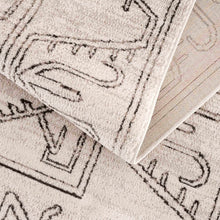 Load image into Gallery viewer, Divya Cream &amp; Charcoal Area Rug - Clearance
