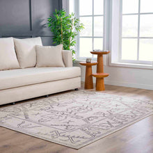 Load image into Gallery viewer, Divya Cream &amp; Charcoal Area Rug - Clearance
