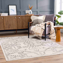 Load image into Gallery viewer, Divya Cream &amp; Charcoal Area Rug - Clearance
