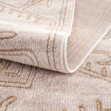 Load image into Gallery viewer, Divya Cream &amp; Gold Area Rug - Clearance
