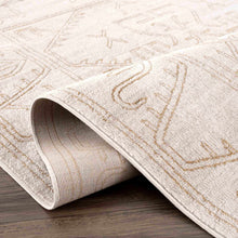 Load image into Gallery viewer, Divya Cream &amp; Gold Area Rug - Clearance
