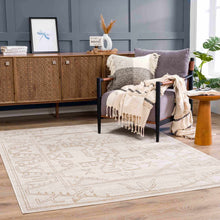 Load image into Gallery viewer, Divya Cream &amp; Gold Area Rug - Clearance
