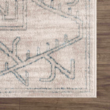 Load image into Gallery viewer, Divya Cream &amp; Silver Blue Area Rug - Clearance
