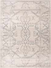 Load image into Gallery viewer, Divya Cream &amp; Silver Blue Area Rug - Clearance
