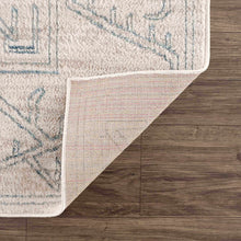 Load image into Gallery viewer, Divya Cream &amp; Silver Blue Area Rug - Clearance
