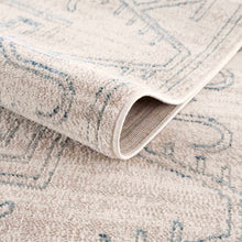 Load image into Gallery viewer, Divya Cream &amp; Silver Blue Area Rug - Clearance
